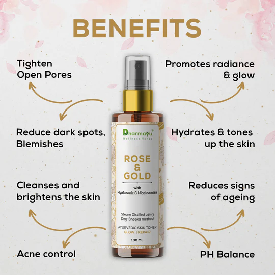 Rose & Gold skin toner (100ml) - Image 2