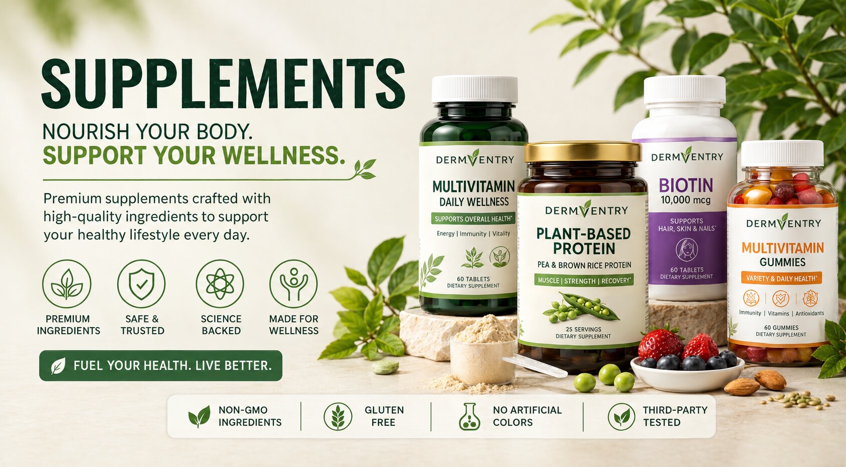Dermventry Supplements Collection